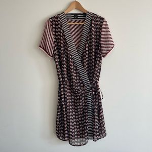 Scotch and soda wrap dress